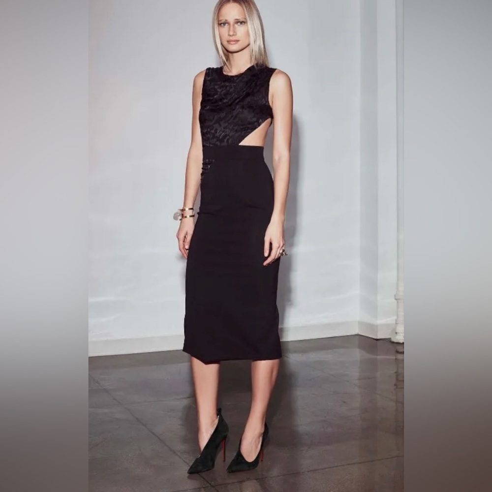 Cushnie et Ochs Elegant Black Lace Women's Dress 8
